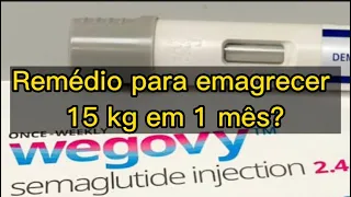 QUAL A MELHOR medicação para EMAGRECER? Wegovy, Ozempic, Saxenda, Rybelsus, ETC