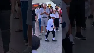 The smoothest moonwalk ever!