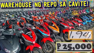 25K ALL IN MOTOR NA! Biggest Repo Warehouse sa Cavite!