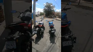 HONDA CB190R VS SUZUKI GIXXER 150 #motos #mexico #gixxer #hondabrio