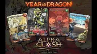 Alpha Clash TCG Year of the Dragon Draft Box 01 Unboxing!