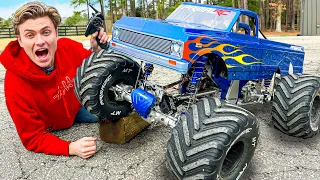 Unboxing BIGGEST RC MONSTER TRUCK in the World!! (Dangerous)