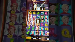 Guys freaks out at slot machine! Willy Wonka Mike TV Bonus at Cosmopolitan Las Vegas 7-17-18