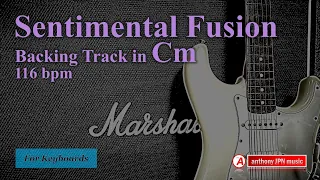 [For Keyboards] Sentimental Fusion Backing Track in C Minor(116bpm)[Keyboardless]