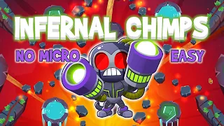 Infernal CHIMPS Black Border Guide: EASIEST Strategy! ft. Apache Prime and Tech Terror (BTD6)