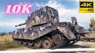 FV4005 Stage II  10K Damage 9 Kills  World of Tanks Replays ,WOT tank games