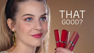 NEW! L'oreal Paris - Matte resistance liquid lipsticks (review) - Moody Eye Makeup