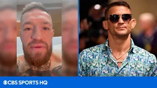 Conor McGregor Calls Out Dustin Poirier From His Hospital Bed After Surgery | CBS Sports HQ