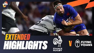 FRENCH FLAIR MEETS FIJIAN POWER 🧨 | France v Fiji | Extended Highlights | Summer Nations Series