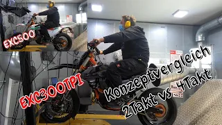 KTM - Prüfstandsmassaker 🙈🙈 EXC 300TPI vs. EXC 500