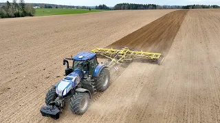 NEW HOLLAND T8.435AC GENESIS BluePower + Bednar Swifter SE 10 000 | Příprava půdy | Soil preparation