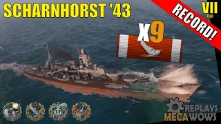 Scharnhorst '43 9 Kills & 231k Damage | World of Warships Gameplay