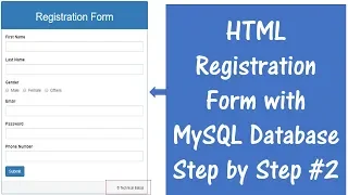 How to Connect HTML Form with MySQL Database using PHP