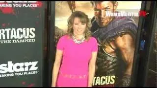 Lucy Lawless arrives at Spartacus - War of the Damned U.S Premiere Screening