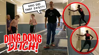 EXTREME DING DONG DITCH PART 2! **ANGRY MAN CHASED ME**