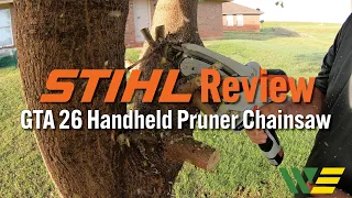 Should you buy a battery powered handheld chainsaw? | Stihl GTA 26 Review & Demo