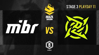 MIBR vs. Ninjas in Pyjamas// LATAM League Brazil Division 2021 - Stage 3 - Playday 11