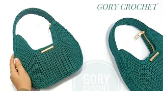 شنطه كروشيه موديل جديد ومميز Crochet bag/Bolso de crochet/Bolsa de crochê/Tas rajutan