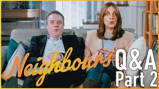 Neighbours Q&A - Stefan Dennis (Paul Robinson) & Fiona Corke (Gail Lewis) - Part 2