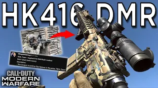 Recreate the "Clay Spenser" HK416 DMR from "SEAL Team" on Modern Warfare 2019 PS5 Gameplay