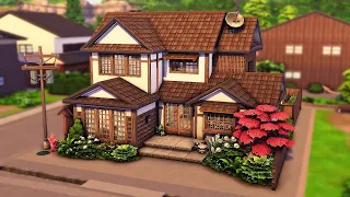 Japanese Townhouse | The Sims 4 Speed Build