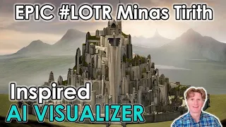 EPIC #LOTR Minas Tirith Inspired Vectorworks AI Visualizer