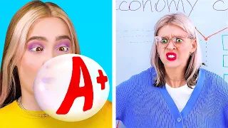 Lucky Vs. Unlucky! Funny Situations And Hacks For College! Cool DIY Tricks & Hacks By A PLUS SCHOOL