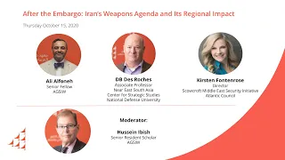 After the Embargo: Iran's Weapons Agenda and Its Regional Impact