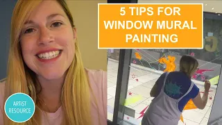 How to paint a window mural: Tips, Tricks and Supplies