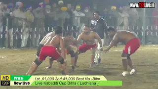 1st semi - Kabaddi Cup Bihla (Ludhiana) 28-01-2018 / www.123Live.in