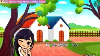 Kabhi jo badal barse female whatsapp status video