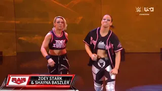 Zoey Stark & Shayna Baszler Entrance - WWE Monday Night Raw, March 11, 2024