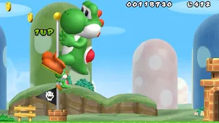 Giant Deluxe New Super Mario Bros. Wii Yoshi  - Walkthrough -  #01