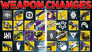 MAJOR Exotic & Weapons CHANGES (Izanagi/Witherhoard NERFS) | Destiny 2 The Final Shape