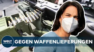 BAERBOCK: GRÜNE weiterhin GEGEN WAFFENLIEFERUNGEN in Kriegsgebiete