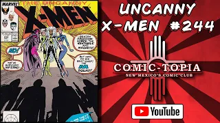 Uncanny X Men 244 The First Appearance of Jubilee Marvel Comics 1989 Review