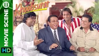 Sanjay Dutt's World Best Advertising | Comedy Scene | Khoobsurat