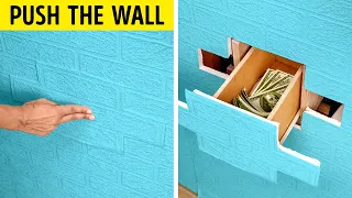 SMART WAYS TO HIDE MONEY & JEWELRY || USEFUL HOME HACKS