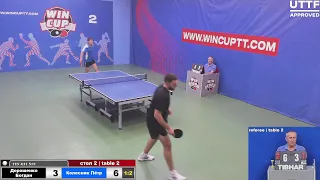 Дорошенко Богдан 1-3 Колесник Пётр  Восток 4 WIN CUP 11.08.2021. Прямой эфир Зал 2.