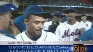 Johan Santana lanza un "no hit no run" en la MLB