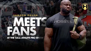 Samson Dauda Meets Fans at the T.R.U. Athlete Pro Show | HOSSTILE