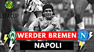 Werder Bremen vs Napoli 5-1 All Goals & Highlights ( 1989 UEFA Cup )