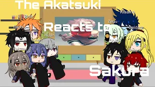 The Akatsuki reacts to Sakura | Luna Gacha