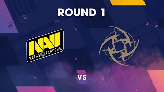 NAVI vs Ninjas in Pyjamas Overpass Full Game  - BLAST Pro Series Lisbon 2018 Round 1