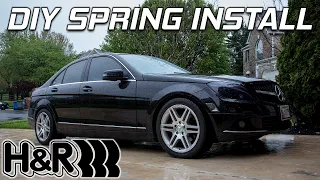 How To: Mercedes C300 W204 H&R Spring Install DIY