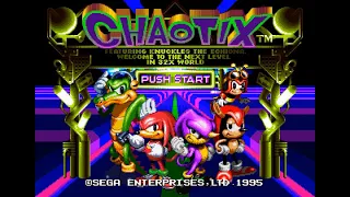 Sega 32X Longplay [01] Knuckles' Chaotix (US)