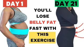 THIS EASY EXERCISES WILL MAKE YOU LOSE BELLY FAT FAST | TUMMY EXERCISES FOR WOMEN AT HOME