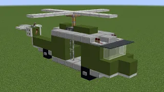 how build helicopter in minecraft