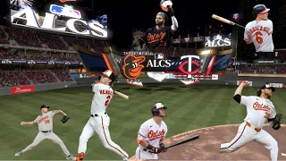 Orioles Battle Twins in ALCS Games 1 & 2! Mullins' Heroics in Game 2 | MLB The Show 24 PS5