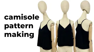 CAMISOLE PATTERNMAKING TUTORIAL | CAMI TOP PATTERN | LA MODÉLISTE